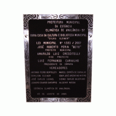 Placa para Patrimonios